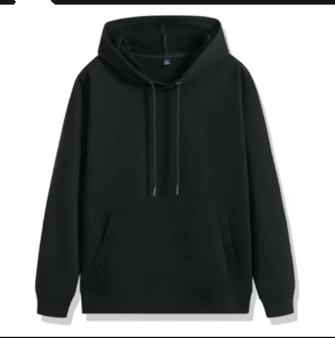 Men's Fleece Plain Hoodie Comfort for Every Adventure