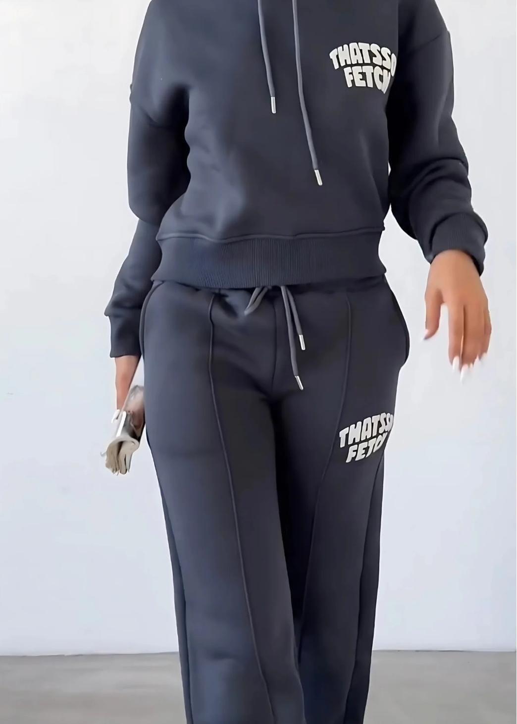 Fleece Hoodie Tracksuit