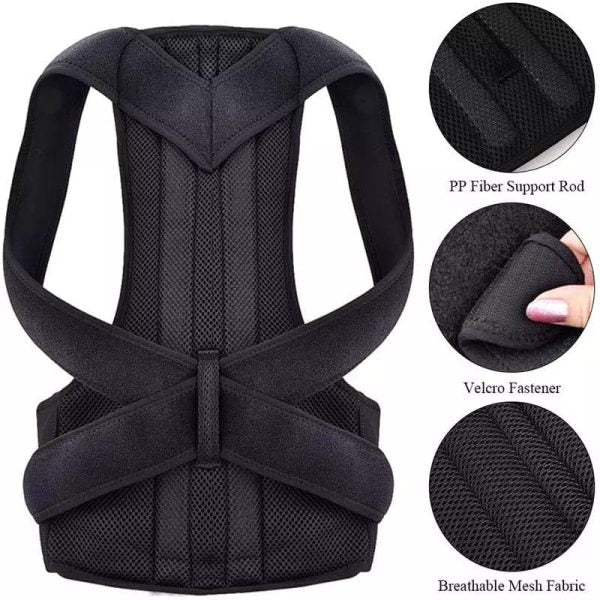 Adjustable Posture Back Belt – Posture Corrector Belt For Men And Women – Back Support And Shoulder Belt